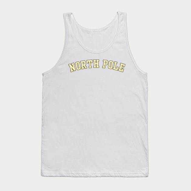 North Pole Varsity Tank Top by Chelsea Seashell